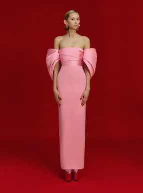 The Arla Maxi Dress in Soft Pink