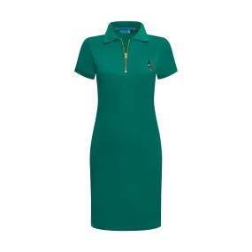 THE TERIDAE POLO DRESS-KELLY