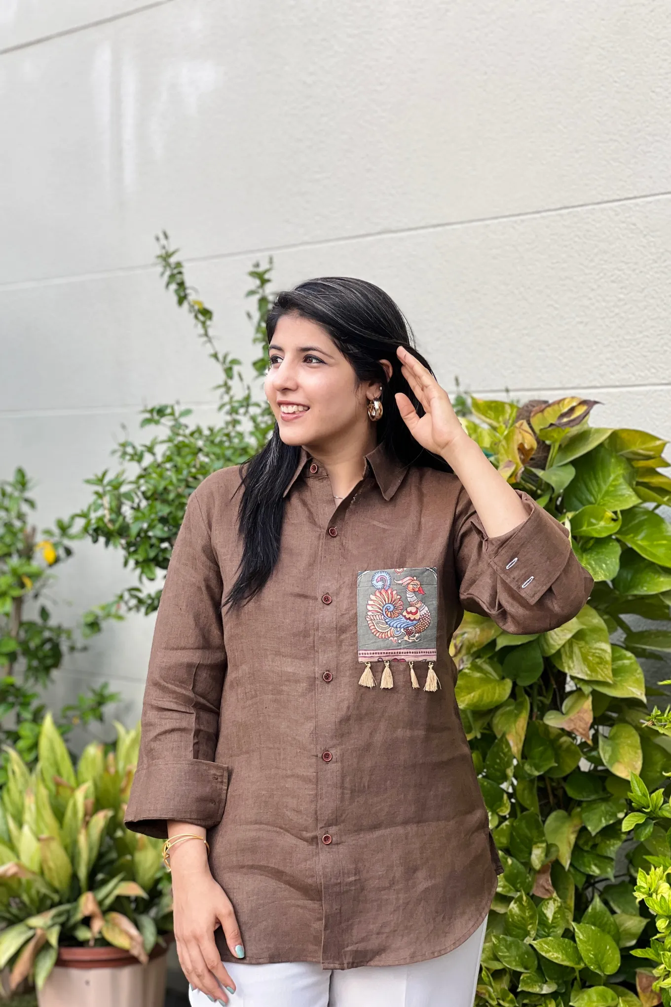 Truffle Classic Linen Shirt