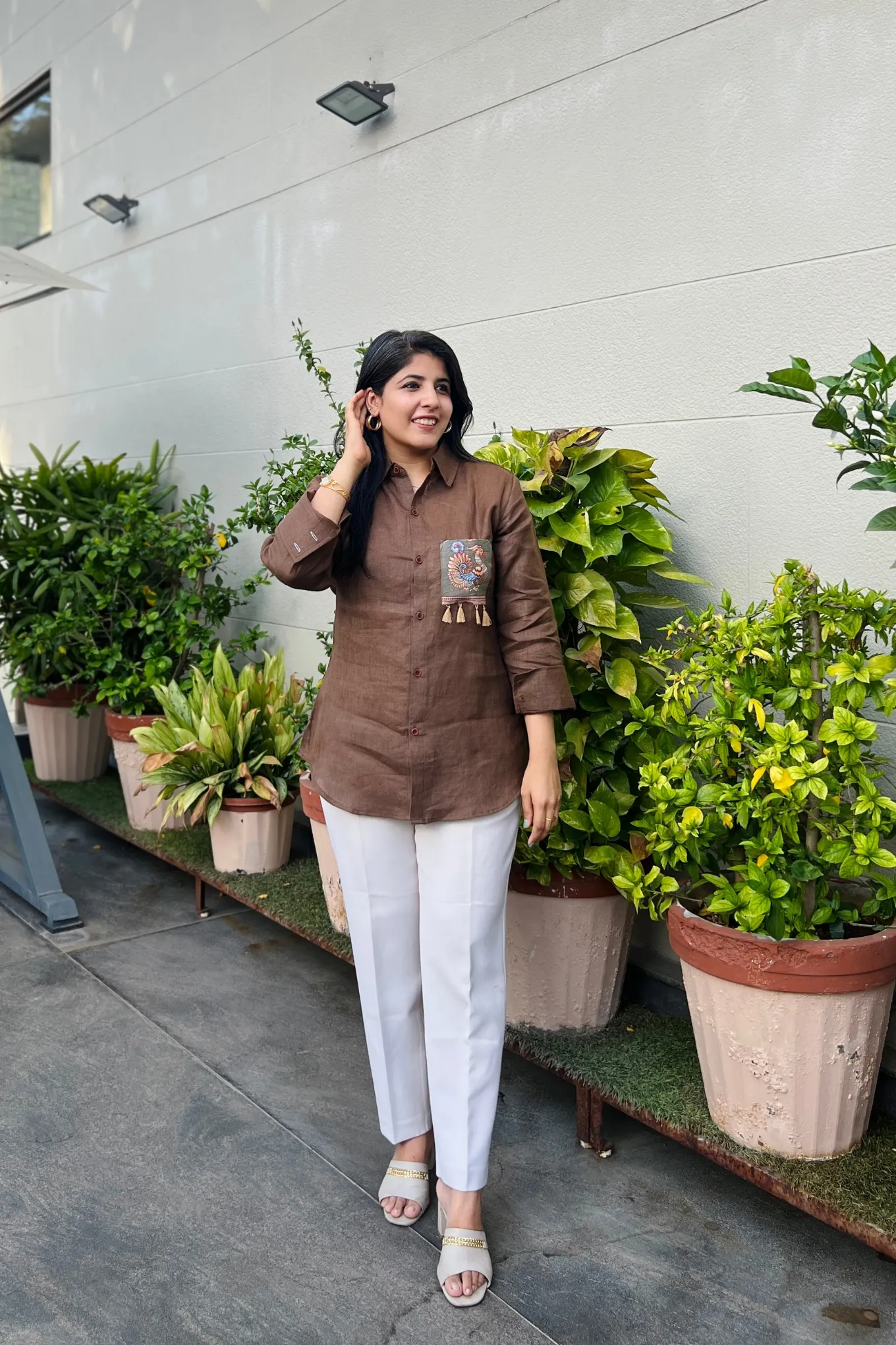 Truffle Classic Linen Shirt