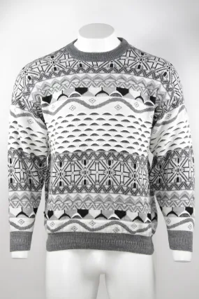 Vintage 80/90s textural knitted cardigan -  XL