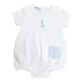 Vintage Giraffe Bubble - Light Blue