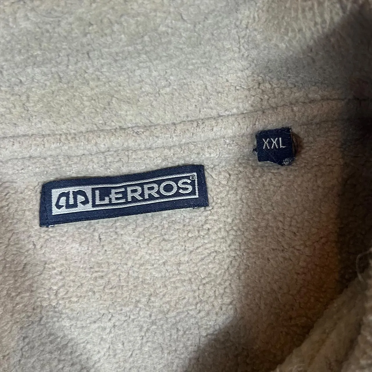 Vintage LERROS Classic Colour Block 1/4 Zip Pullover Fleece Sweatshirt