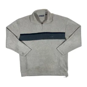 Vintage LERROS Classic Colour Block 1/4 Zip Pullover Fleece Sweatshirt
