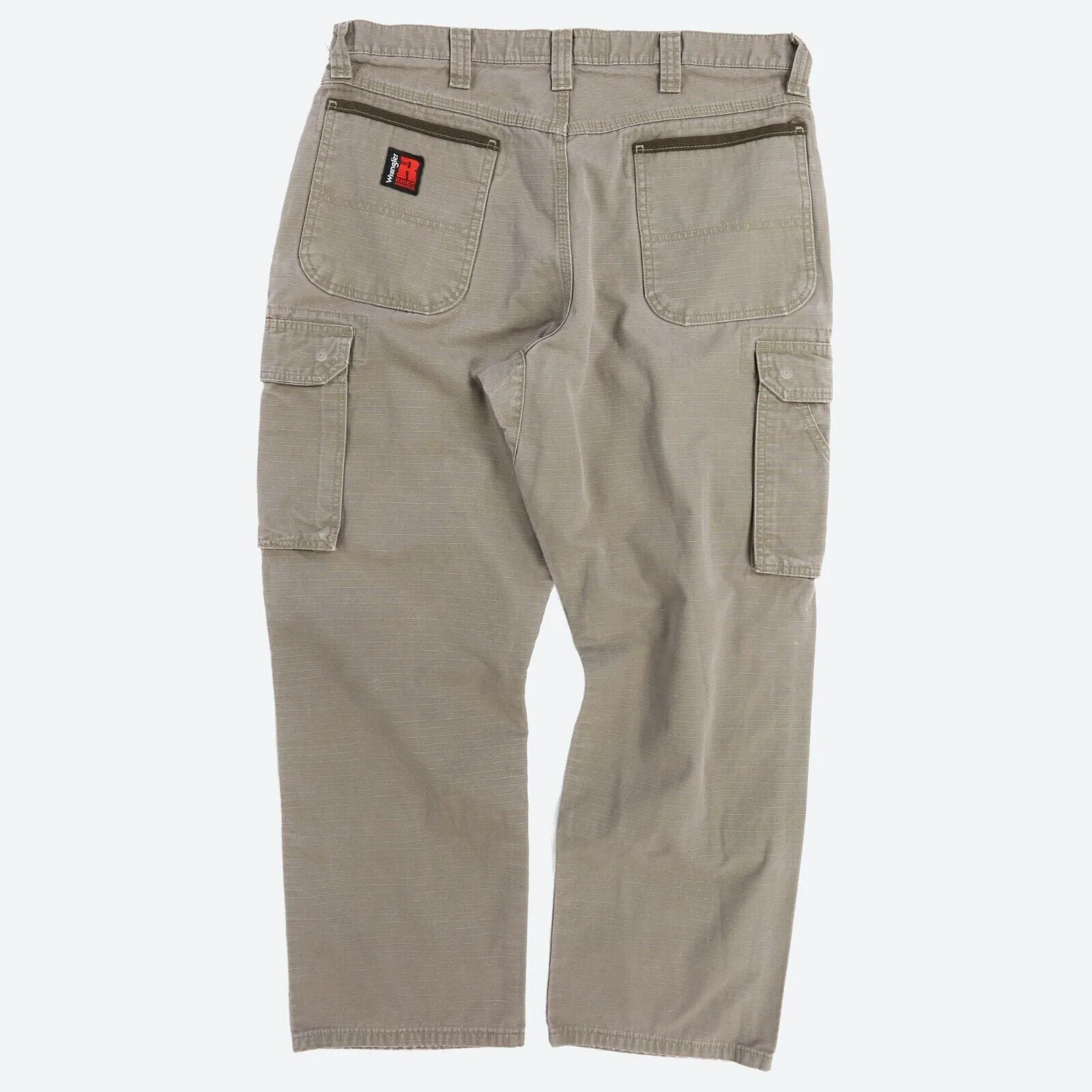 Vintage Wrangler Riggs Workwear Canvas Cargo Pants Size 36 X 30