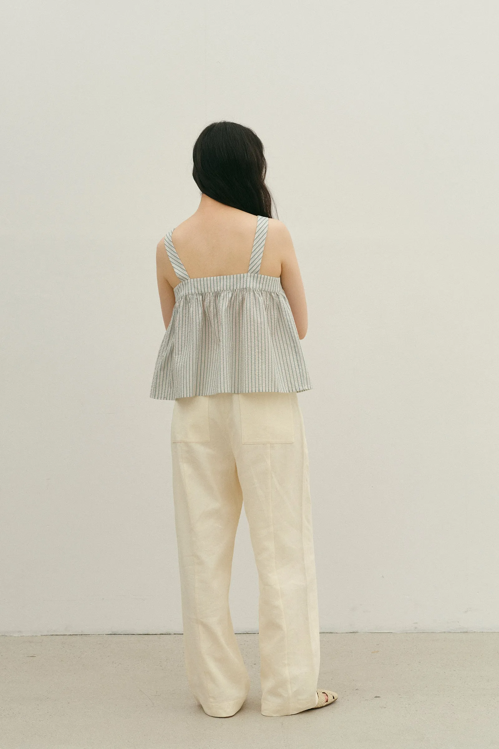 Wren Blouse -- Crinkled Cotton