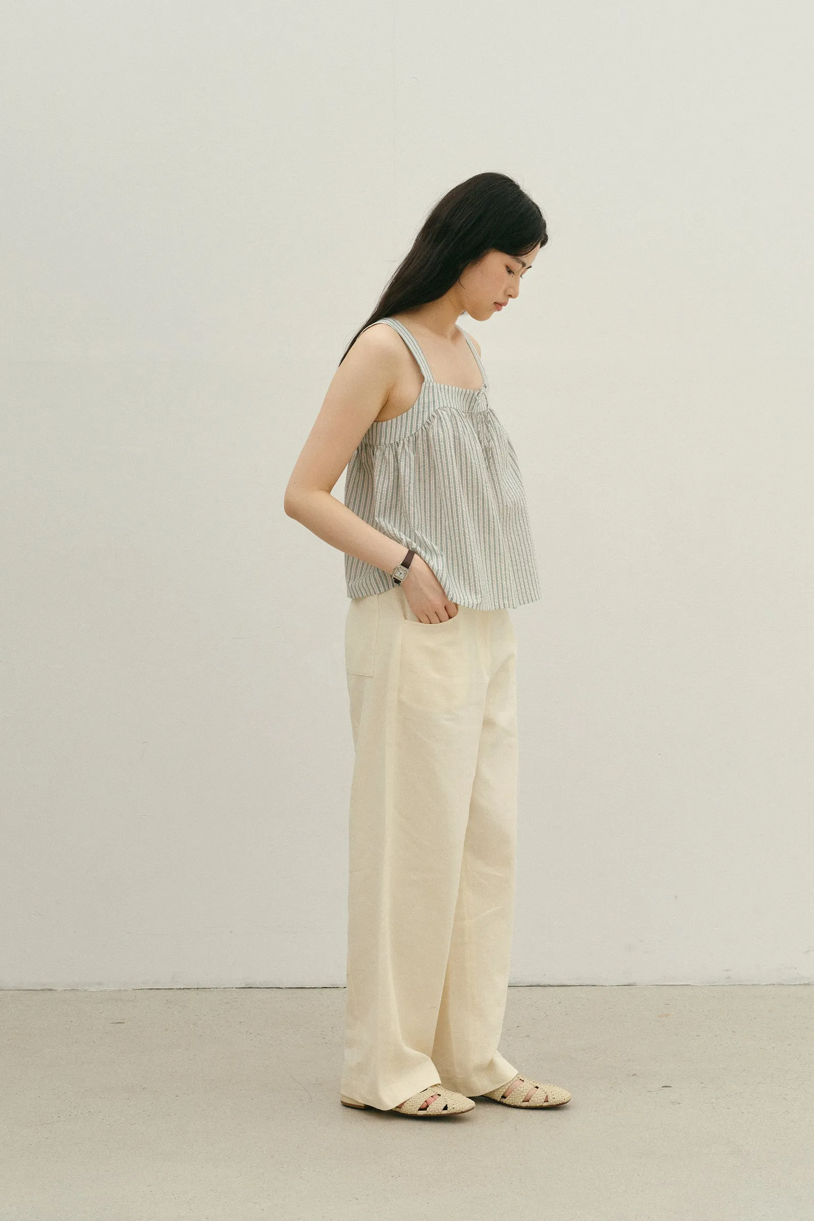 Wren Blouse -- Crinkled Cotton