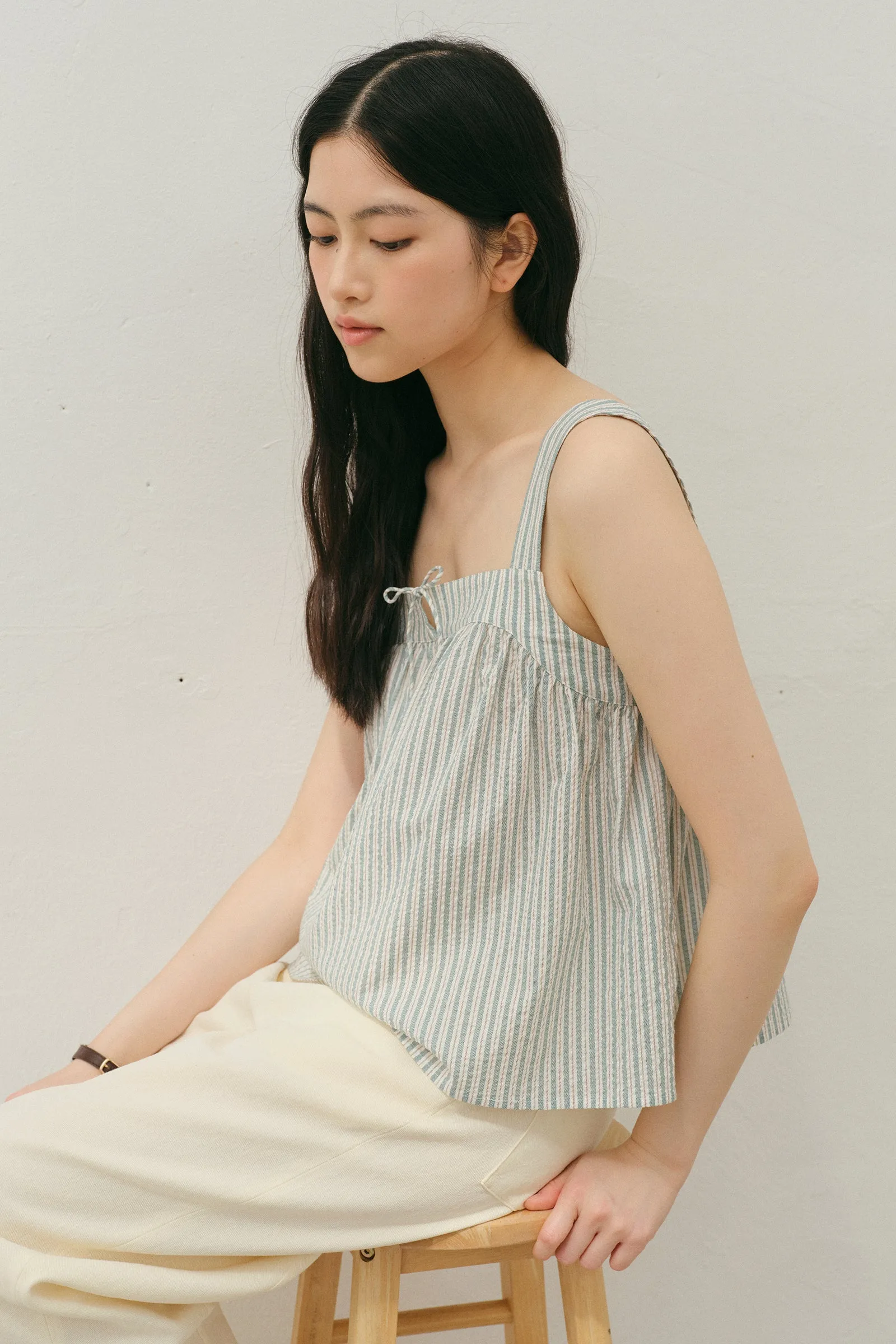 Wren Blouse -- Crinkled Cotton