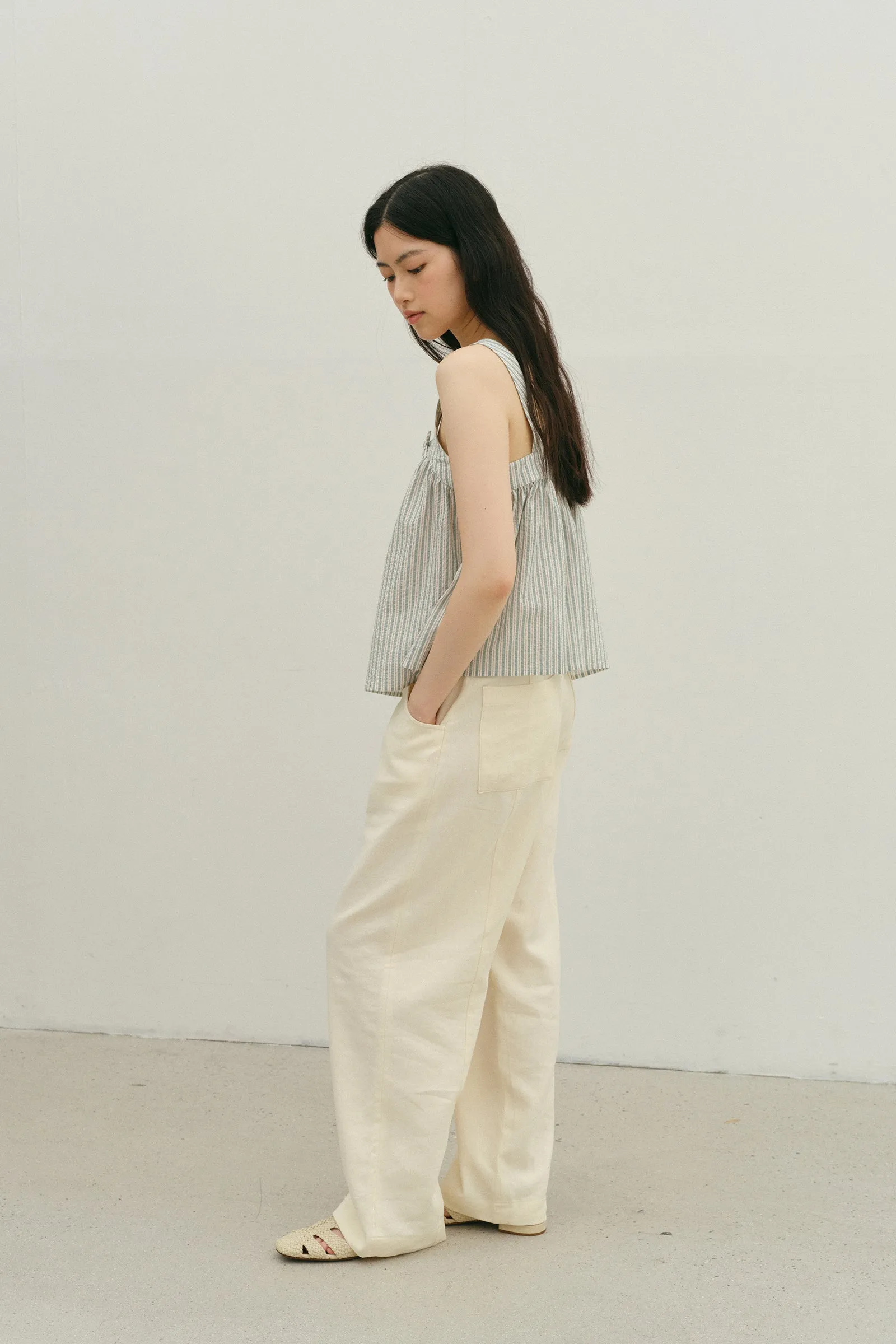 Wren Blouse -- Crinkled Cotton