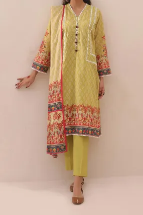 Zellbury Unstitched 3 Piece Digital Printed & Emb Lawn Vol-03 Collection'2024-WU-218